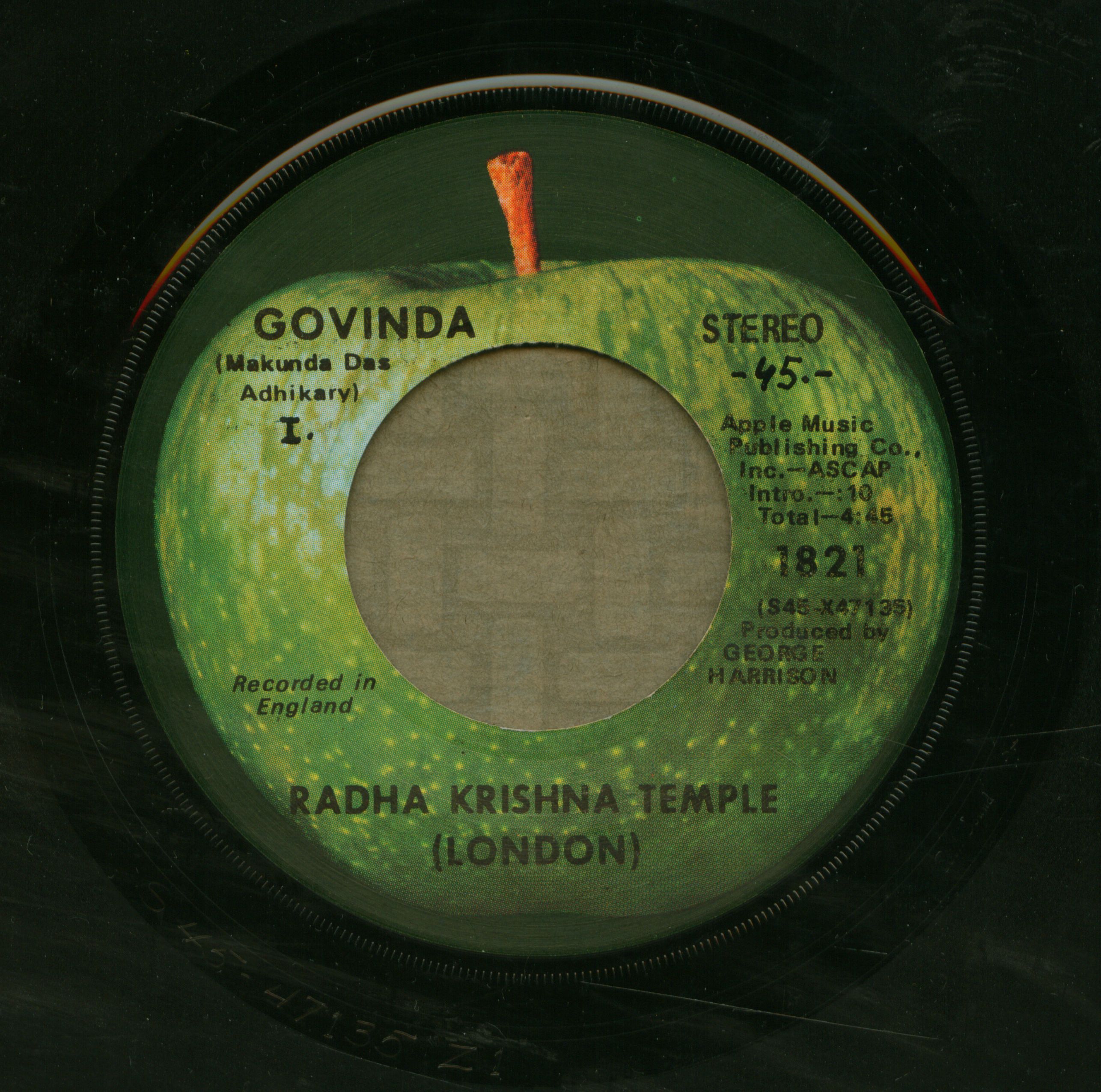 Radha Krishna Temple prod. by George Harrison